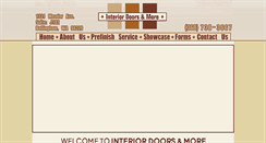 Desktop Screenshot of interiordoorsandmore.com